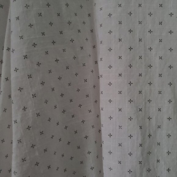 Wrangler White Gray Vintage Wash Button Down Long Sleeve Casual Shirt Size 2XL - Picture 4 of 8